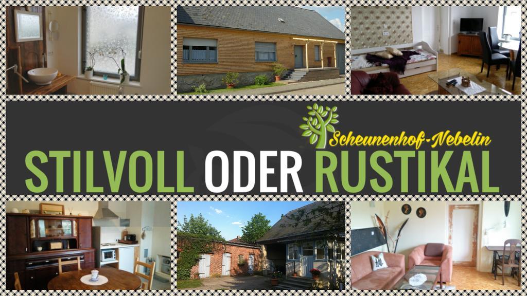 Apartament Scheunenhof Nebelin Zewnętrze zdjęcie